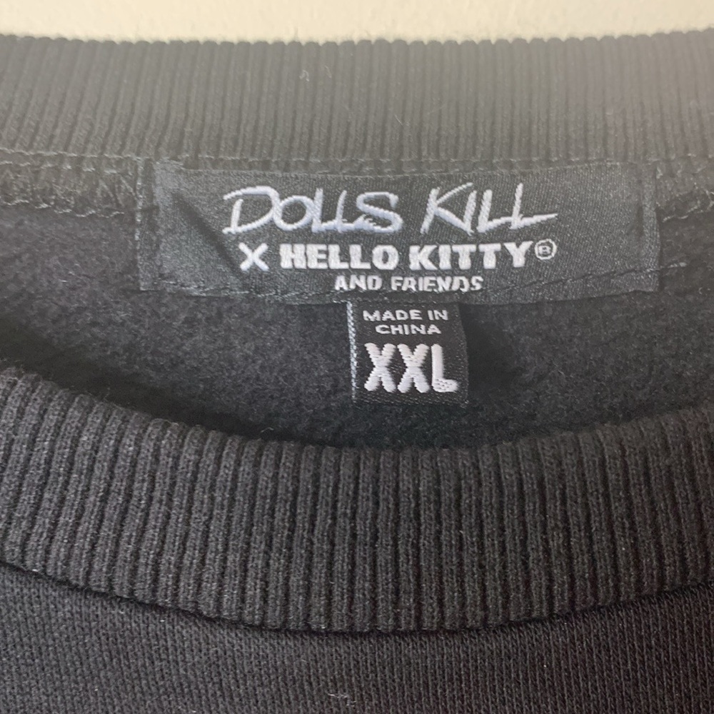 Dolls Kill Hello Kitty 3 Piece Sweatpants Sweatshirt XXL Emily the Strange Tote - Picture 6 of 17